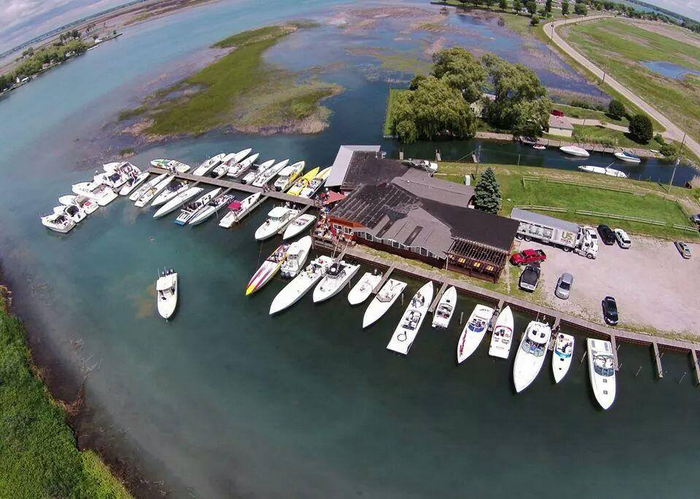 Browns Bar on Harsens Island (Browns Landing) - From Facebook And Website